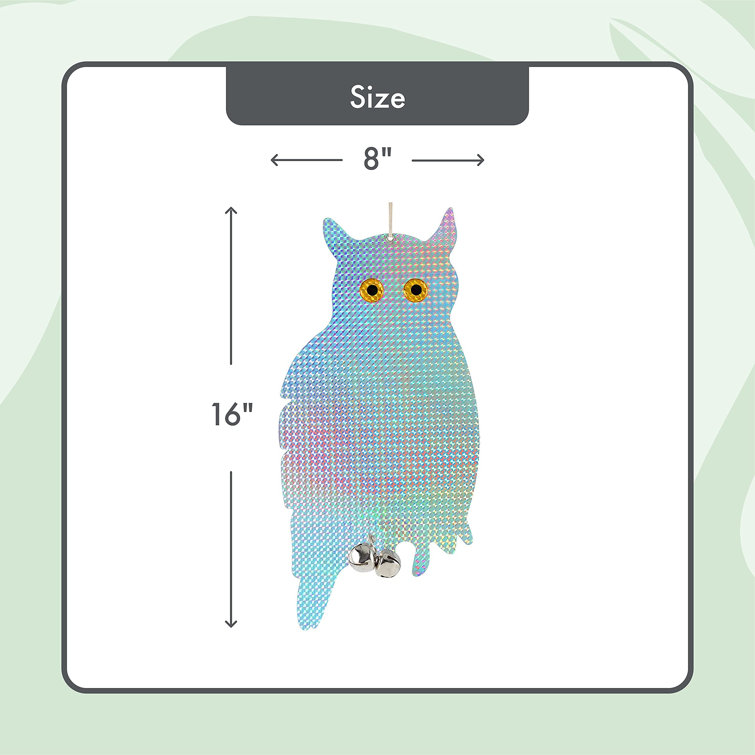 Millwood Pines Adderley Bird Blinder Hanging Owl Decoys to Scare Birds